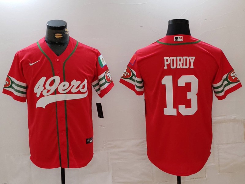 Men's San Francisco 49ers Brock Purdy #13 Scarlet Jersey